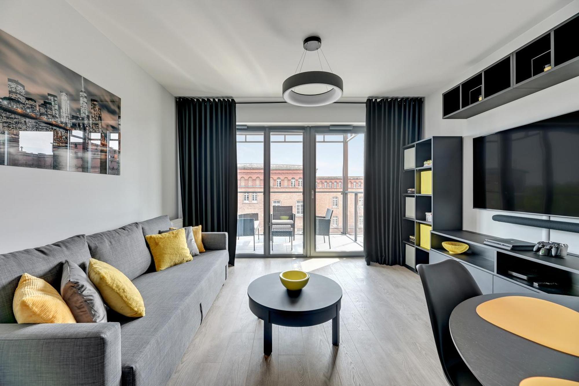Scala City Center Apartments & Studios By Lion Apartments グダニスク エクステリア 写真